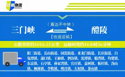 三门峡到醴陵物流公司