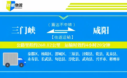 三门峡到咸阳物流公司
