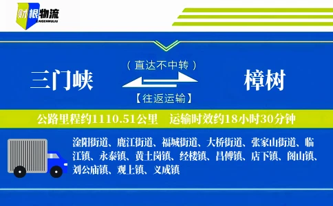 三门峡到樟树物流公司