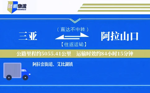 三亚到阿拉山口物流公司