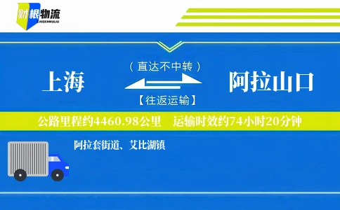 上海到阿拉山口物流公司