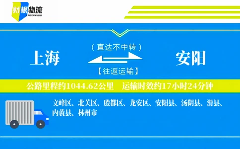 上海到安阳物流公司