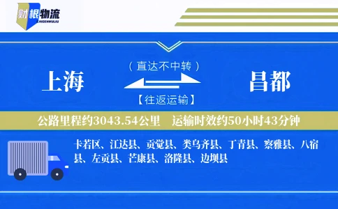 上海到昌都物流公司