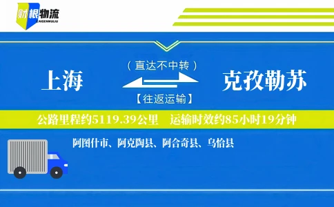 上海到克孜勒苏物流公司