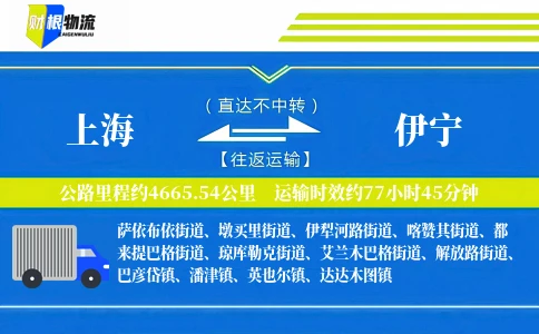 上海到伊宁物流公司