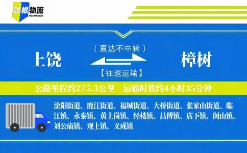 上饶到樟树物流公司