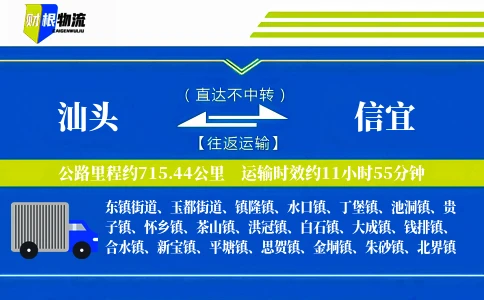 汕头到信宜物流公司