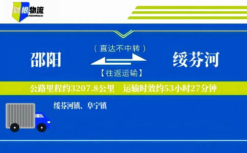 邵阳到绥芬河物流公司
