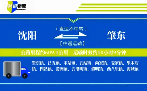 沈阳到肇东物流公司