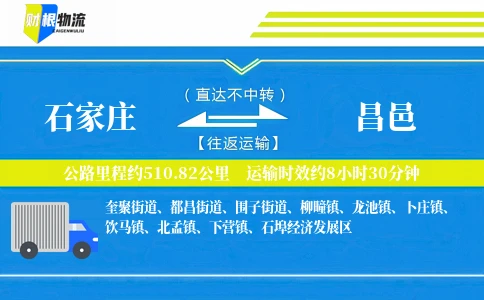 石家庄到昌邑物流公司