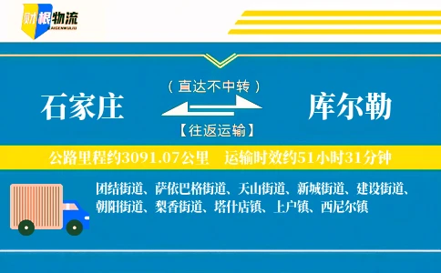 石家庄到库尔勒物流公司