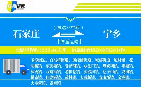 石家庄到宁乡物流公司