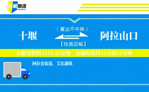 十堰到阿拉山口物流公司