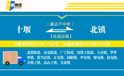 十堰到北镇物流公司