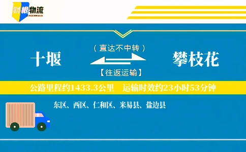 十堰到攀枝花物流公司