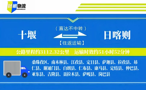 十堰到日喀则物流公司