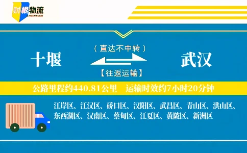 十堰到武汉物流公司