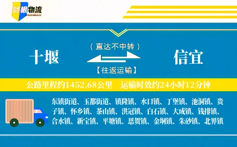 十堰到信宜物流公司
