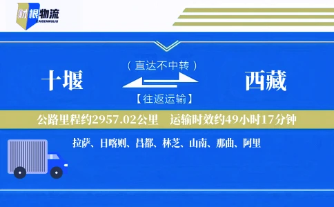 十堰到西藏物流公司