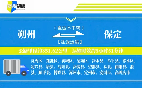 朔州到保定物流公司