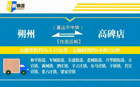 朔州到高碑店物流公司