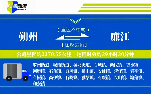 朔州到廉江物流公司