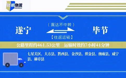 遂宁到毕节物流公司