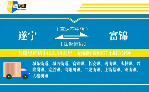 遂宁到富锦物流公司