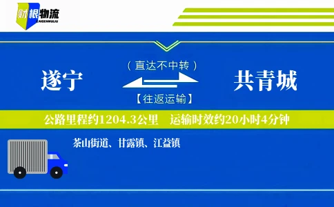 遂宁到共青城物流公司