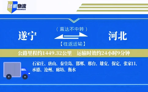 遂宁到河北物流公司