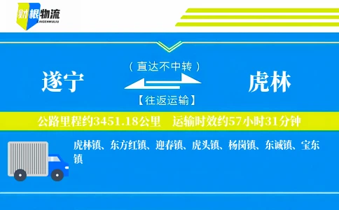 遂宁到虎林物流公司