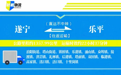 遂宁到乐平物流公司