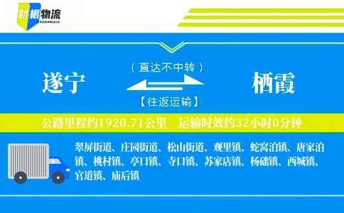 遂宁到栖霞物流公司