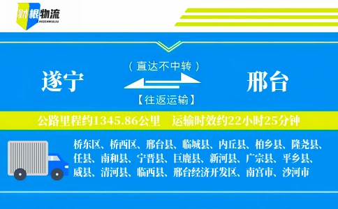 遂宁到邢台物流公司