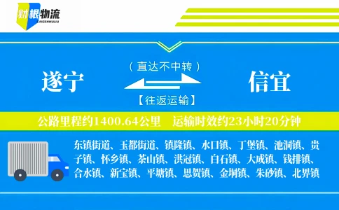 遂宁到信宜物流公司