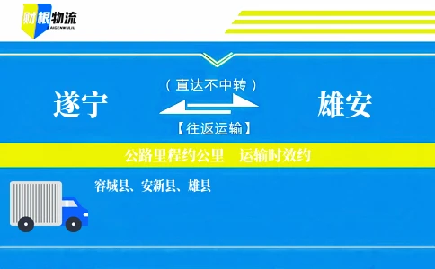 遂宁到雄安物流公司