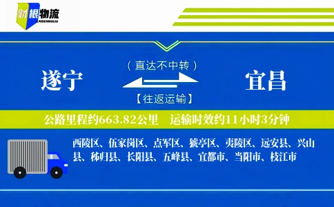 遂宁到宜昌物流公司