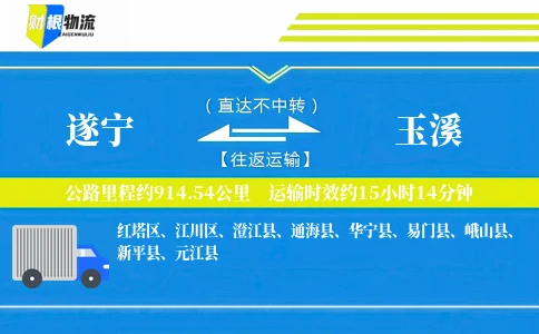 遂宁到玉溪物流公司