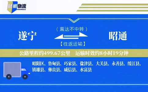 遂宁到昭通物流公司