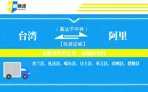 台湾到阿里物流公司