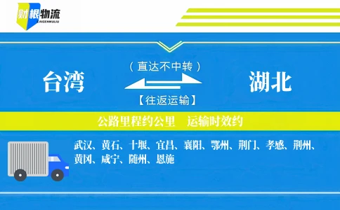 台湾到湖北物流公司