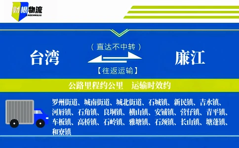 台湾到廉江物流公司