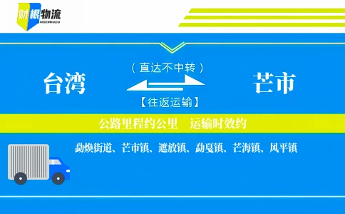 台湾到芒市物流公司