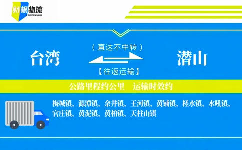 台湾到潜山物流公司