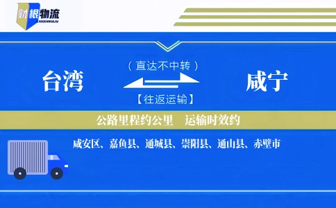 台湾到咸宁物流公司