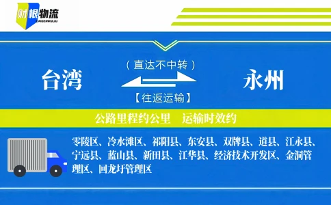 台湾到永州物流公司