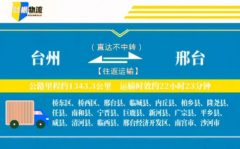 台州到邢台物流公司
