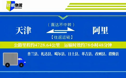 天津到阿里物流公司