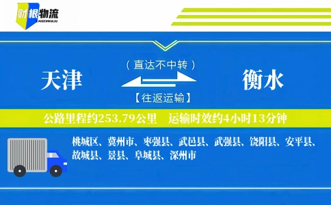 天津到衡水物流公司