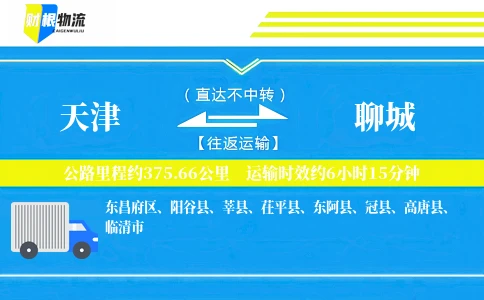 天津到聊城物流公司